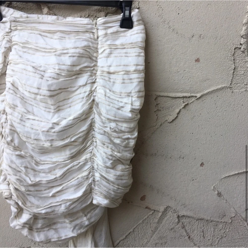 House of CB Adette Mini Beige Skirt size S